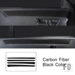 メルセデスベンツ ステンレスドア装飾ストリップ Eクラス W212 2010-2015 インテリアアクセサリー - Carbon Fiber Color