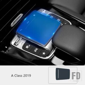 メルセデスベンツ CLA AB GLB GLE GLSクラス C118 W177 W247 W167 カーセンターコンソールメディアボタンマウス TPU プロテクターフィルムステ - 1 PCS