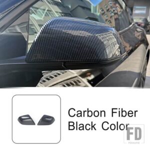 テスラ バックミラー反転ミラー装飾カバートリムモデル 3 2023 2024 外装アクセサリー - Carbon Fiber Color