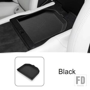 テスラ リアアームレスト収納ボックスシリコンパッド装飾カバートリムモデル S 2023 インテリアアクセサリー - 1 piece