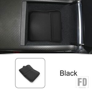 テスラ 中央制御アームレストボックス底シリコンパッド装飾モデル X/S 2023 インテリアアクセサリー - 1 piece