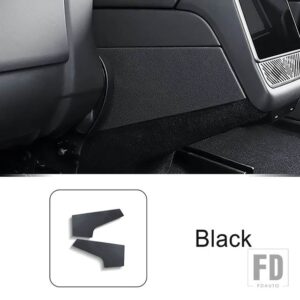 テスラ リアエアアウトレットアームレストボックスキックパッド装飾カバートリムモデル 3 2023 2024 インテリアアクセサリー - 2 pieces