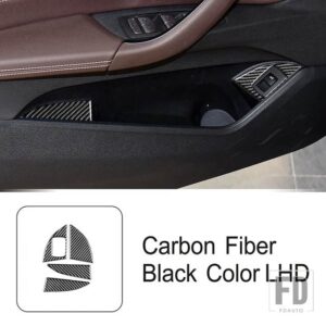 BMW カーボンドアトランクボタンパネル装飾カバートリム X1 X2 F48 2016-2022 インテリアアクセサリー - LHD