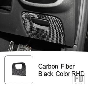BMW カーボンメインドライバー収納ボックスパネル装飾カバートリム 5シリーズ G30 2018-2023 インテリアアクセサリー - RHD