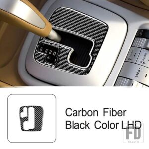 ポルシェ カーボンセンターコンソールギアシフトパネル装飾カバートリムカイエン 2003-2010 インテリア ACCESSORIE - LHD