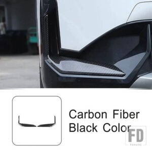 BMW 前面エアナイフ装飾ストリップ X1 U11 2023 2024 外装アクセサリー - Carbon Fiber Color
