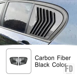 BMW リア三角シャッターパネル装飾カバートリム 1シリーズ F20 118I 120I 2011-2019 外装アクセサリー - Carbon Fiber Color