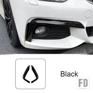 BMW フロント風ナイフ装飾ストリップ 4シリーズ F32 F33 F36 M スポーツ 2014-2020 外装アクセサリー - Black