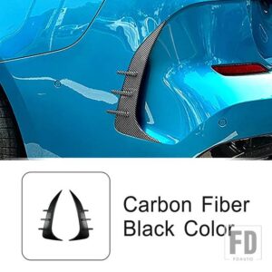 BMW リア風ナイフパネル装飾カバートリム 2シリーズ F44 グランクーペ 2020 + M スポーツ外装アクセサリー - Carbon Fiber Color