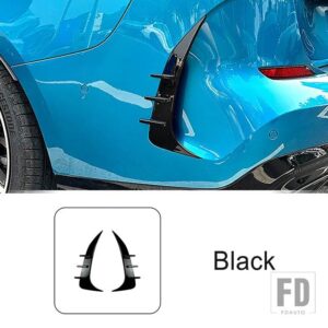 BMW リア風ナイフパネル装飾カバートリム 2シリーズ F44 グランクーペ 2020 + M スポーツ外装アクセサリー - Black
