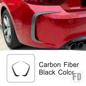 BMW リア風ナイフ装飾ストリップ 2シリーズ M2 F87 2016-2021 外装アクセサリー - Carbon Fiber Color