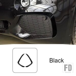 BMW フロント風ナイフ装飾ストリップ X5 F15 M スポーツ 2014-2018 外装アクセサリー - Black