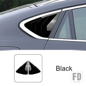 BMW リア三角シャッターパネル装飾カバートリム X6 F16 2015-2019 外装アクセサリー - Black