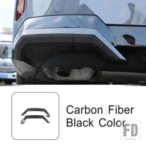 BMW テールリアバンパー装飾ストリップ 5シリーズ I5 G60 2024 外装アクセサリー - Carbon Fiber Color