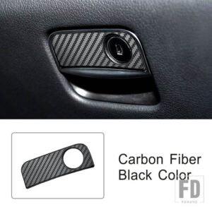 メルセデスベンツ ツールボックスハンドルデカール装飾カバートリム Sクラス W222 2014-2020 インテリアアクセサリー - Carbon Fiber Color