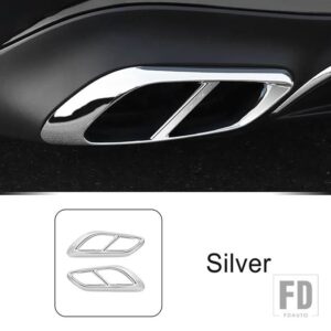 メルセデスベンツ テール喉フレーム装飾カバートリム Eクラス W214 2024 自動車外装アクセサリー - Silver