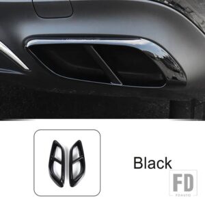 メルセデスベンツ テール喉フレーム装飾カバートリム Eクラス W214 2024 自動車外装アクセサリー - Black
