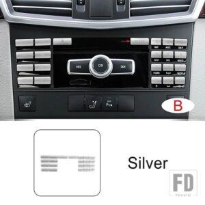 メルセデスベンツ センターコンソールボタンデカール装飾カバートリム GLK Eクラス X204 W212 インテリアアクセサリー - B
