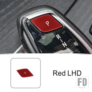 BMW 合金 P ファイルボタンデカール装飾カバートリム 5シリーズ G30 2018-2022 LHD インテリアアクセサリー - Red
