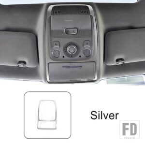 アウディ ステンレスルーフ読書ランプフレーム装飾 A4 B8 Q5 2009-2016 ドームライトカバートリム - Front 1 piece