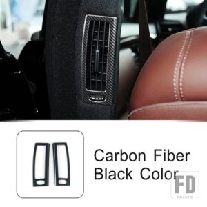 メルセデスベンツ ステンレス B ピラー空調ベントフレーム装飾カバートリム Sクラス W221 2008-2013 スタイリング - Carbon Fiber Color