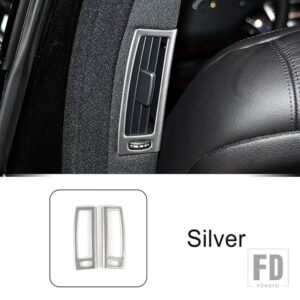 メルセデスベンツ ステンレス B ピラー空調ベントフレーム装飾カバートリム Sクラス W221 2008-2013 スタイリング - Silver