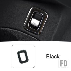 メルセデスベンツ ステンレスドアトランクスイッチボタンフレーム装飾カバートリム Cクラス W205 GLC X253 2015-2018 - Black