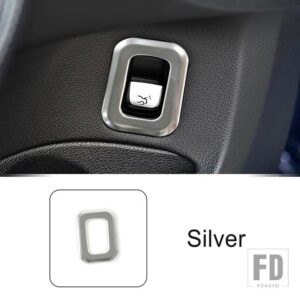 メルセデスベンツ ステンレスドアトランクスイッチボタンフレーム装飾カバートリム Cクラス W205 GLC X253 2015-2018 - Silver