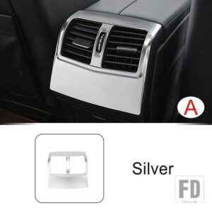 メルセデスベンツ ステンレスリア空調アウトレットフレーム装飾カバートリム Eクラス W212 2012-2015 スタイリング - A Silver