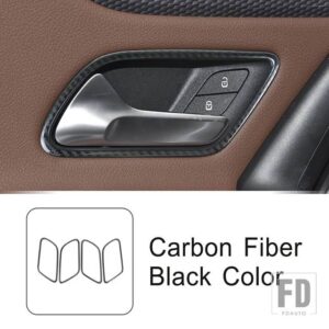 メルセデスベンツ ステンレスドアハンドルフレーム装飾カバートリム Aクラス W177 CLA C118 2019-2022 インテリア - Carbon Fiber Color