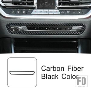 BMW センターコンソールボリュームフレーム装飾カバートリム 3シリーズ G20 2020-2022 インテリアアクセサリー - Carbon Fiber Color