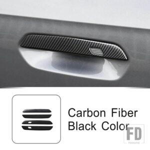 BMW カーボンカラードアハンドルフレーム装飾カバートリム X1 U11 2023 2024 ドアボウル外装アクセサリー - Door Handle