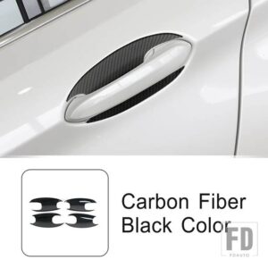 BMW ドアボウルデカール装飾カバートリム 5シリーズ G30 2018-2022 外装アクセサリー - Carbon Fiber Color