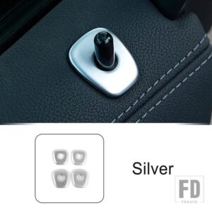 BMW ドアボルトデカールスパンコール装飾カバートリム X3 G01 X4 G02 2018-2022 インテリアアクセサリー - Silver