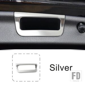 メルセデスベンツ Cクラス W206 2022 トランクハンドルフレーム装飾カバートリムステンレスインテリアステッカー - Silver