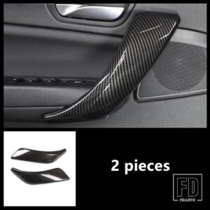 BMW カーボンカラードアハンドルフレーム装飾カバートリム 1 2シリーズ F20 F21 F22 F23 2012-2017 インテリア - 2 pieces