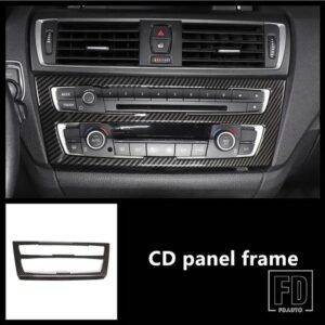 BMW カーボンカラーセンターコンソール空調ボタンフレーム装飾カバートリム 1 2シリーズ F20 F21 F22 F23 12-16 - 1 piece
