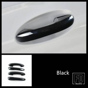 メルセデスベンツ ドアハンドルフレーム装飾カバートリム Cクラス W206 2022 自動車外装アクセサリー - Black