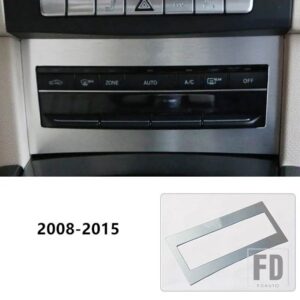 メルセデスベンツ センターコンソール空調 CD フレーム装飾カバートリム 3個 Eクラス W212 2011-2015 合金 - 1 pcs2