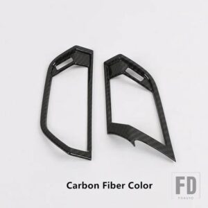 アウディ センターコンソールエアアウトレットフレーム装飾カバートリム Q3 2019 LHD ABS インテリア両側通気口デカール - 2 pieces