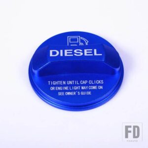 ランドローバー ディーゼル燃料タンクキャップカバートリム合金ディスカバリー 4 LR4 2010-16/レンジローバーヴェラール 2017 - Blue