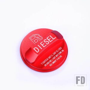 ランドローバー ディーゼル燃料タンクキャップカバートリム合金ディスカバリー 4 LR4 2010-16/レンジローバーヴェラール 2017 - Red