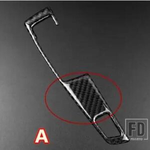 BMW カーボンセンターコンソールギアシフトパネル装飾カバートリム 5シリーズ F10 5GT F07 2011-17 LHD インテリア - 1 piece2
