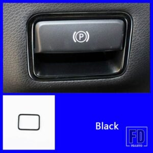 メルセデスベンツ ダッシュボード電子ハンドブレーキフレームカバートリム AB クラス W176 W246 CLA C117 GLA X156 GLE W166 GLS ML GL - Frame Black