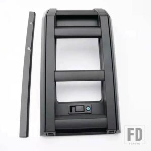 ランドローバー 折りたたみ登山はしごサイドテールゲートはしご 2020-24 ディフェンダー 90 110 外装アクセサリー - Black