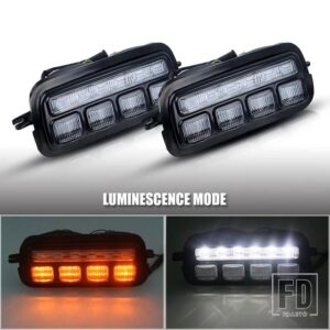 LADA NIVA 4X4 1995 LED DRL ライトランニングウインカー機能アクセサリーチューニングライトプロテクターカバー - DRL 001