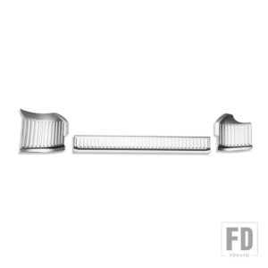 ランドローバー トランクドアシルプレート拡張リアバンパーカバーガードプロテクター 2020 ディフェンダー用 - inside silver