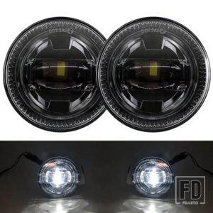 フォード 30 ワットラウンド LED フォグランプ F150 森本 2009-2014 LED フォグランプ 2400 ルーメン直接フィット - 1set
