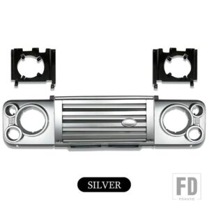 ランドローバー TUING フロントミドル ABS アドベンチャーエディションスタイルグリルディフェンダー SVX 車両 - Silver