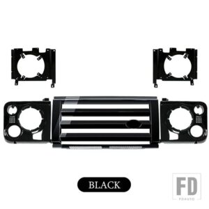 ランドローバー TUING フロントミドル ABS アドベンチャーエディションスタイルグリルディフェンダー SVX 車両 - Glossy Black